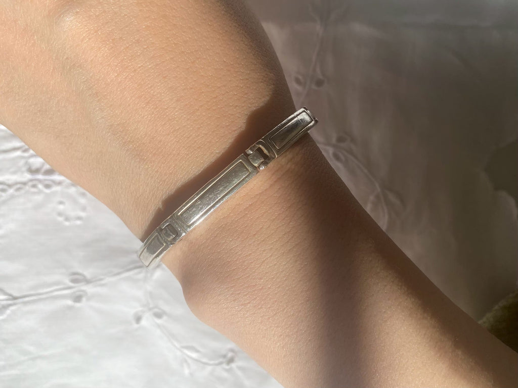 Silver 925 Bar Chain Bracelet