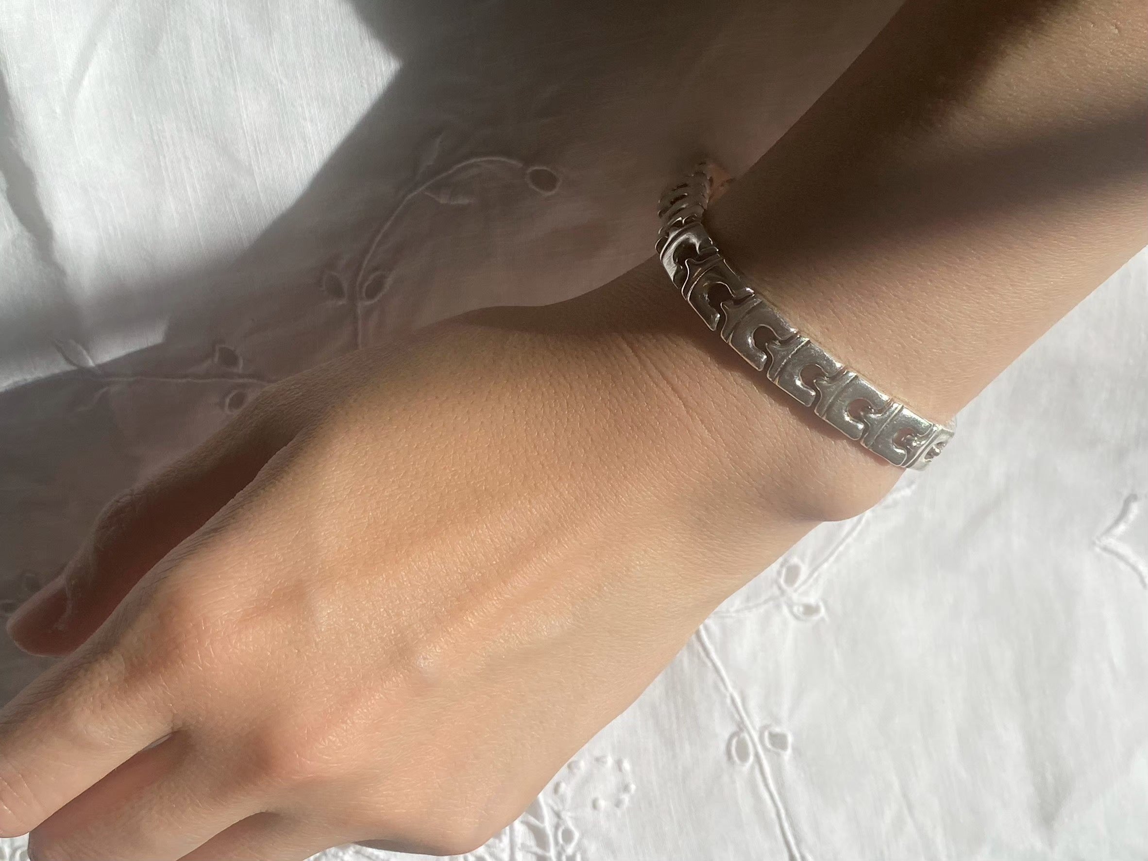 Silver 925 Featherlight Chain Bracelet