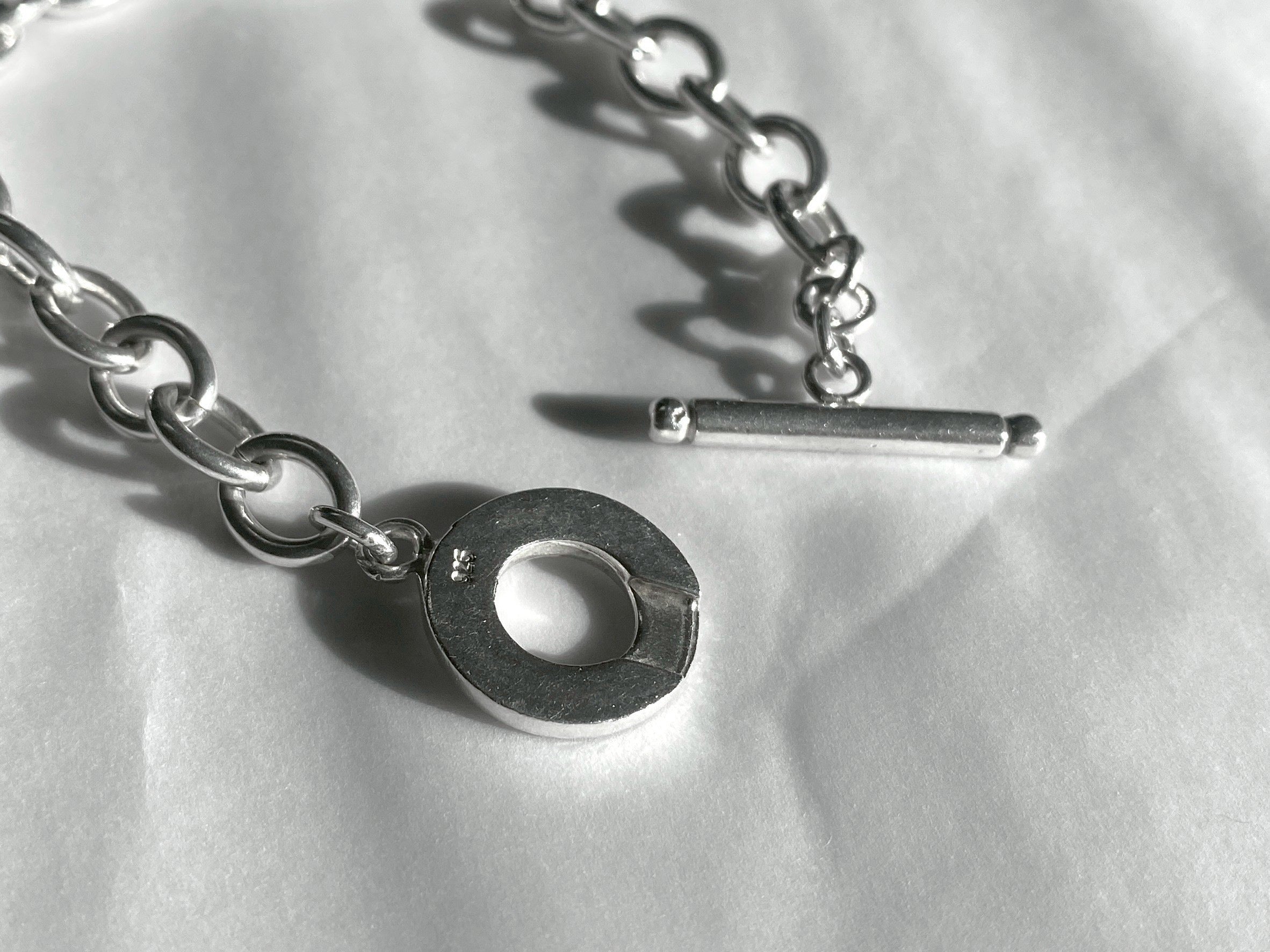 Silver 925 Toggle Chain Bracelet