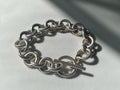 Silver 925 Chunky Toggle Bracelet