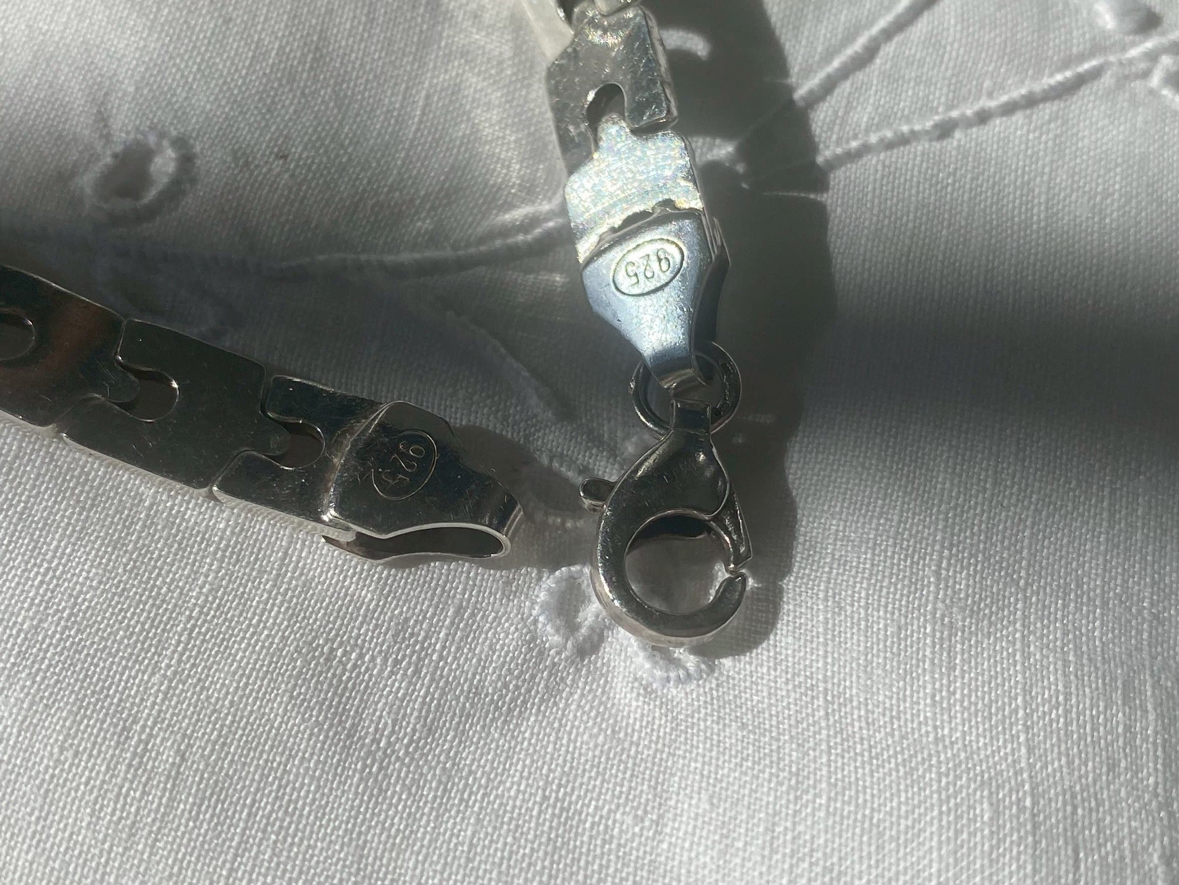 Silver 925 Featherlight Chain Bracelet