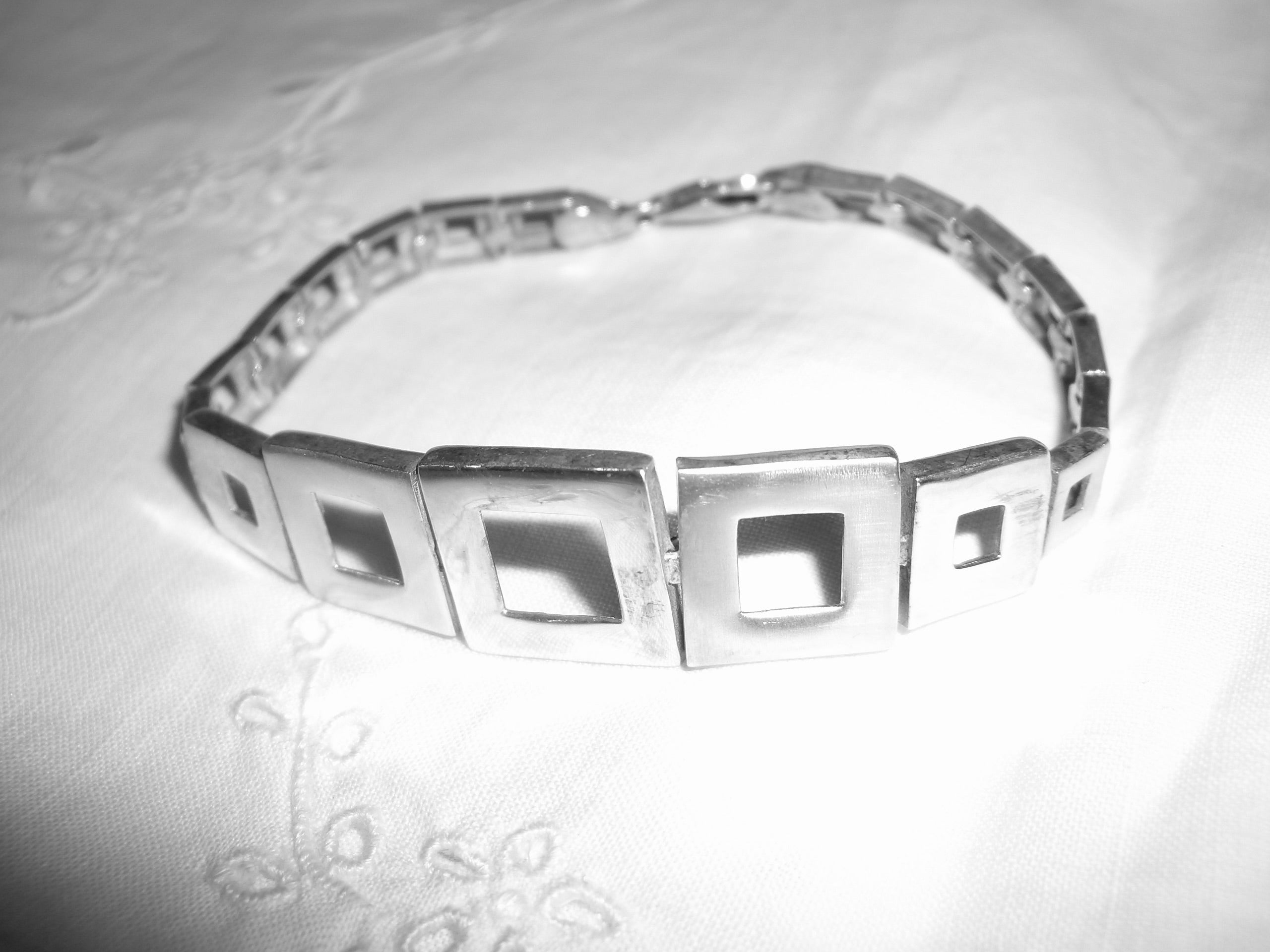 Silver 925 Square Bracelet