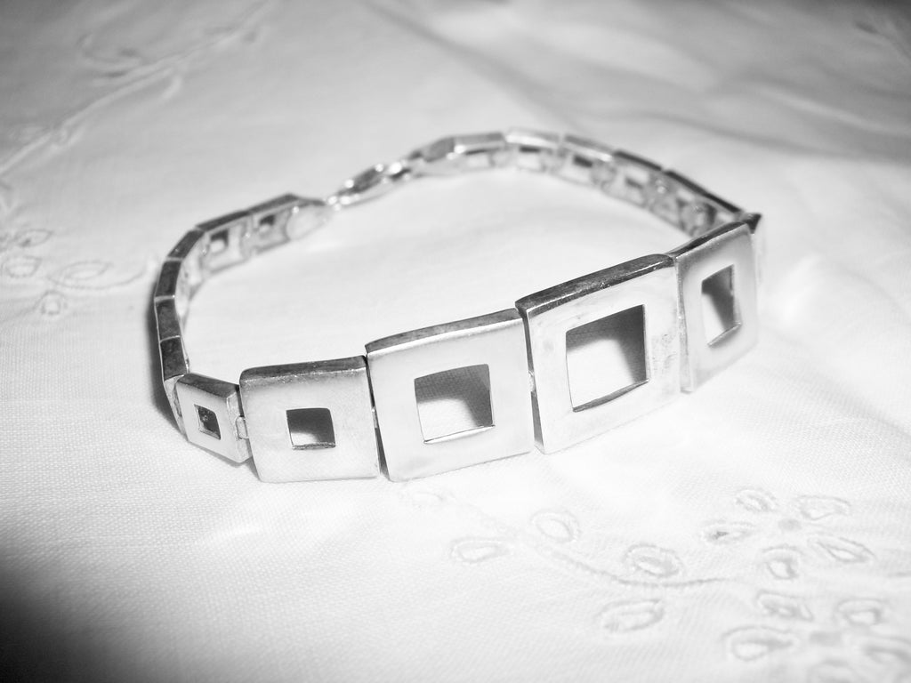 Silver 925 Square Bracelet