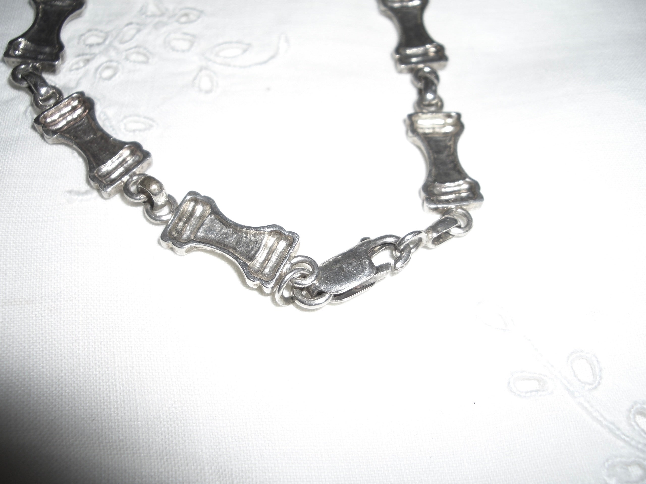 Silver 925 Bow Chain Bracelet