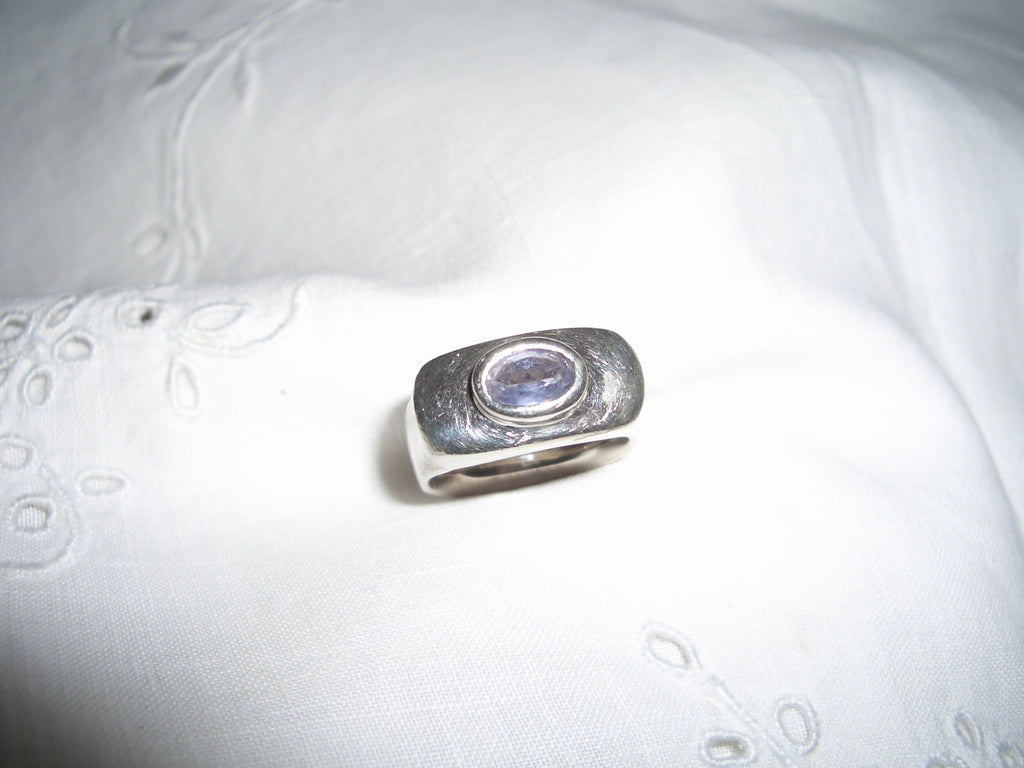 Silver 925 Purple Stone Ring