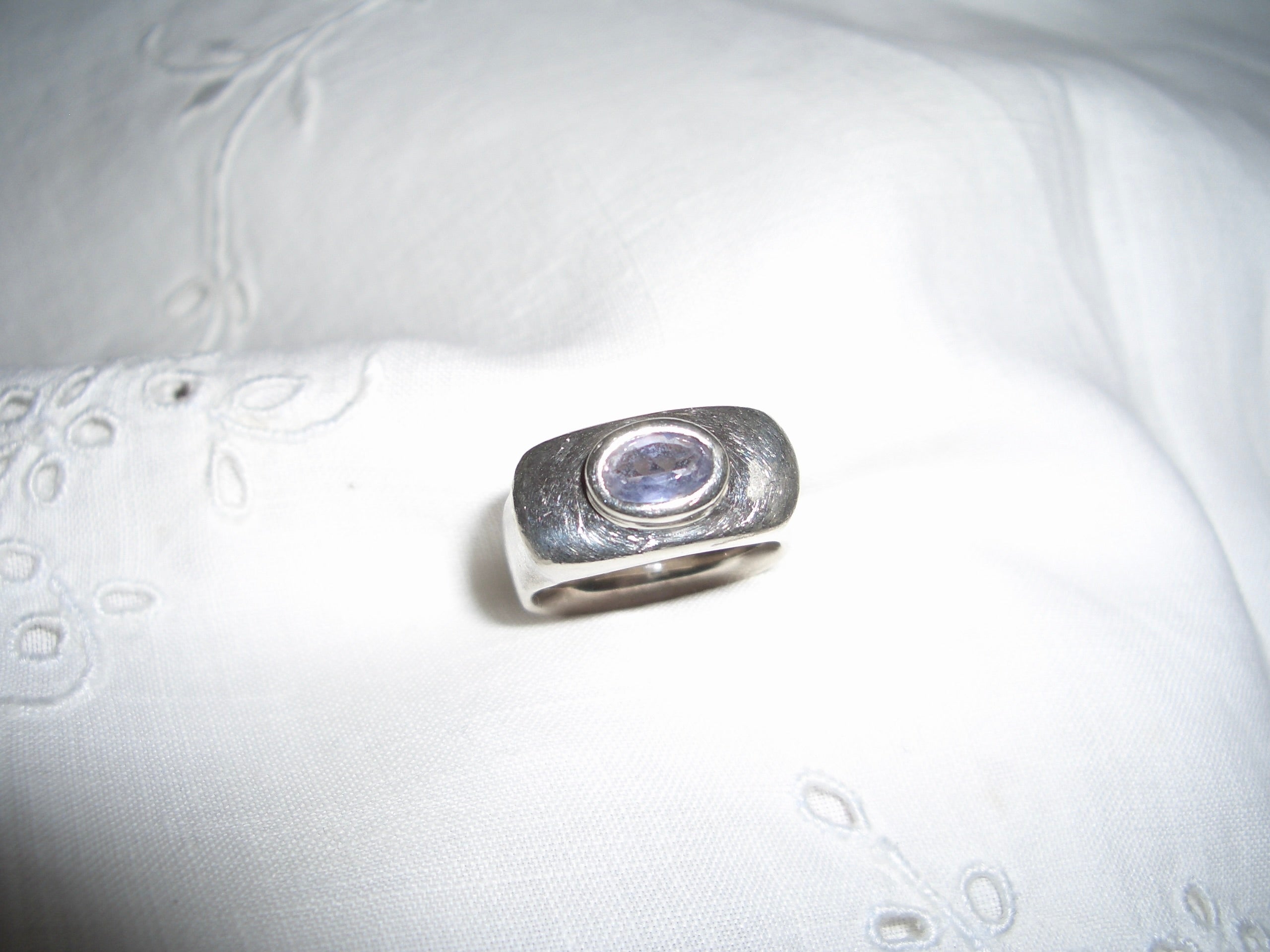 Silver 925 Purple Stone Ring