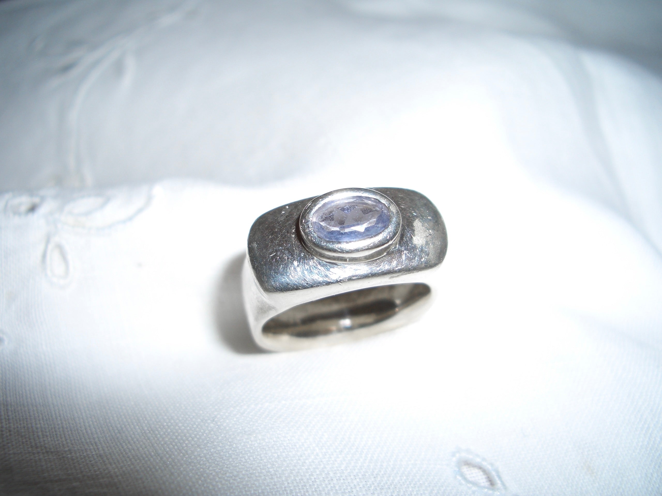 Silver 925 Purple Stone Ring