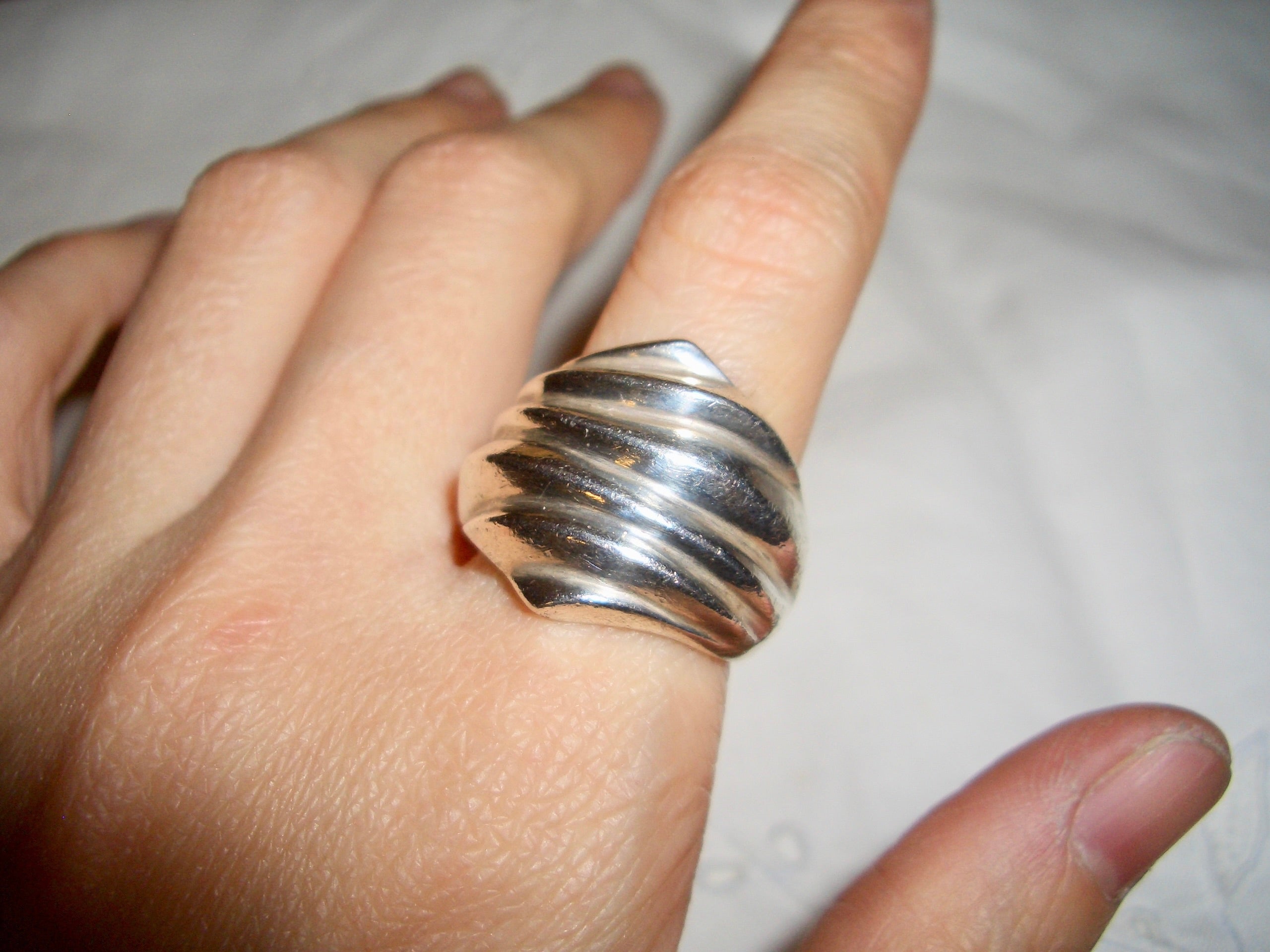 Silver 925 Layered Design Ring