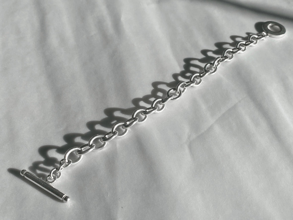 Silver 925 Toggle Chain Bracelet