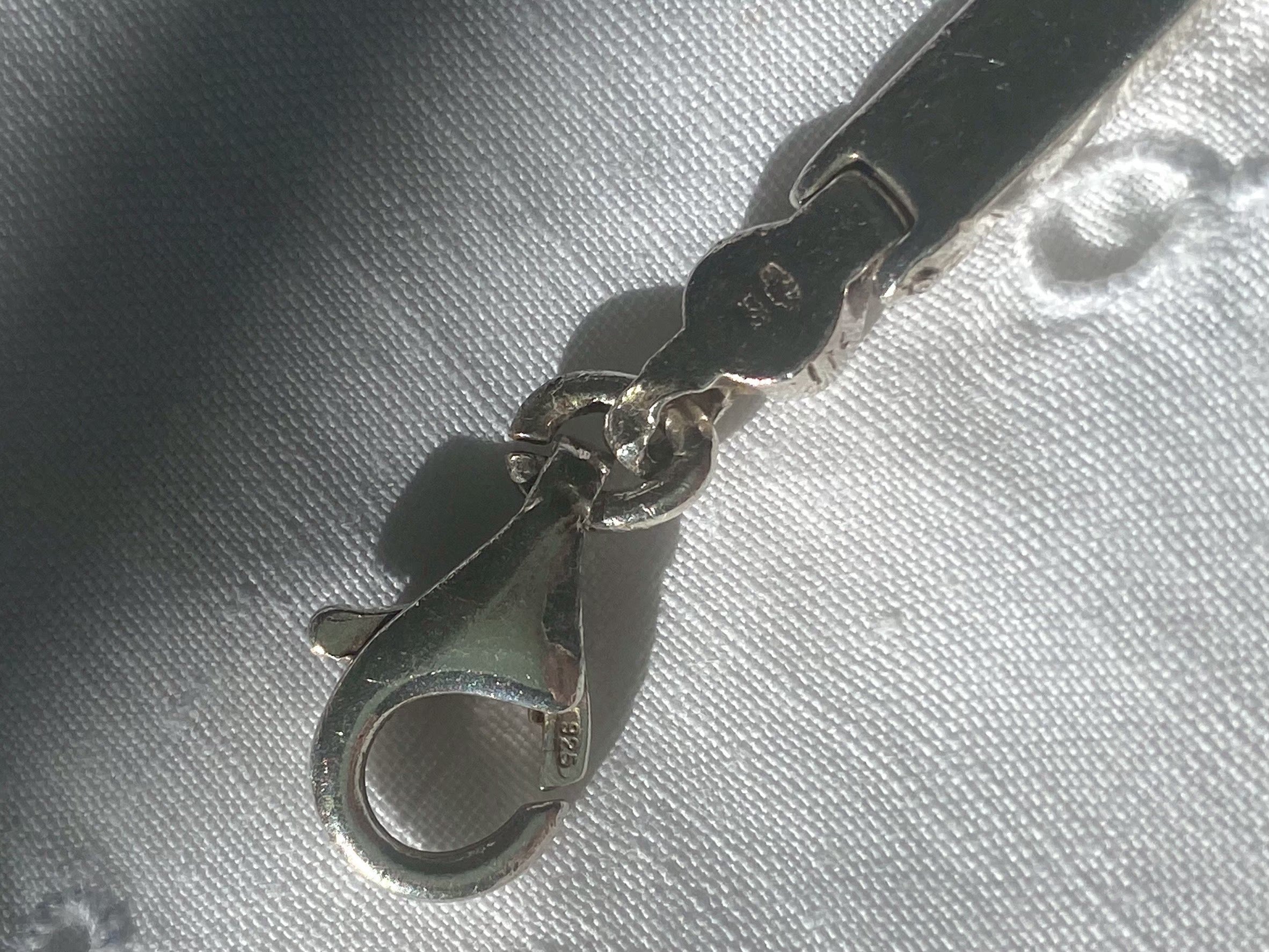 Silver 925 Bar Chain Bracelet