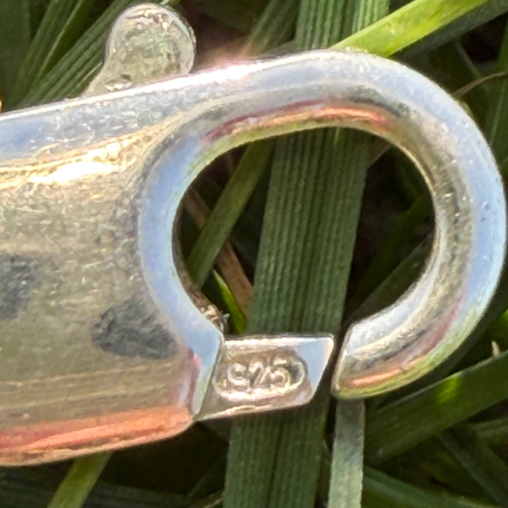 Silver 925 ID Bracelet with 4 ID Tags