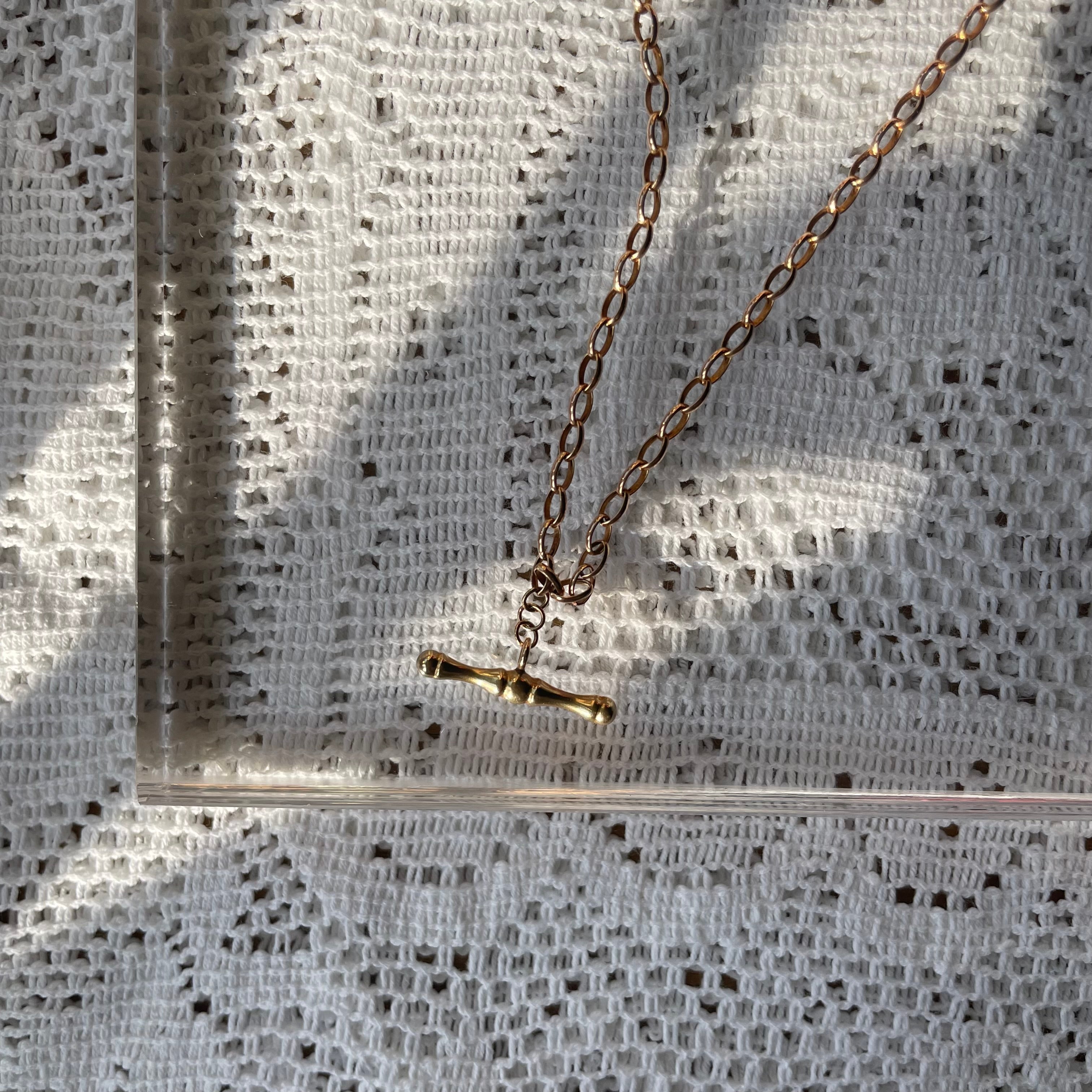 Vintage 9ct Gold T-Bar Albert Chain Necklace