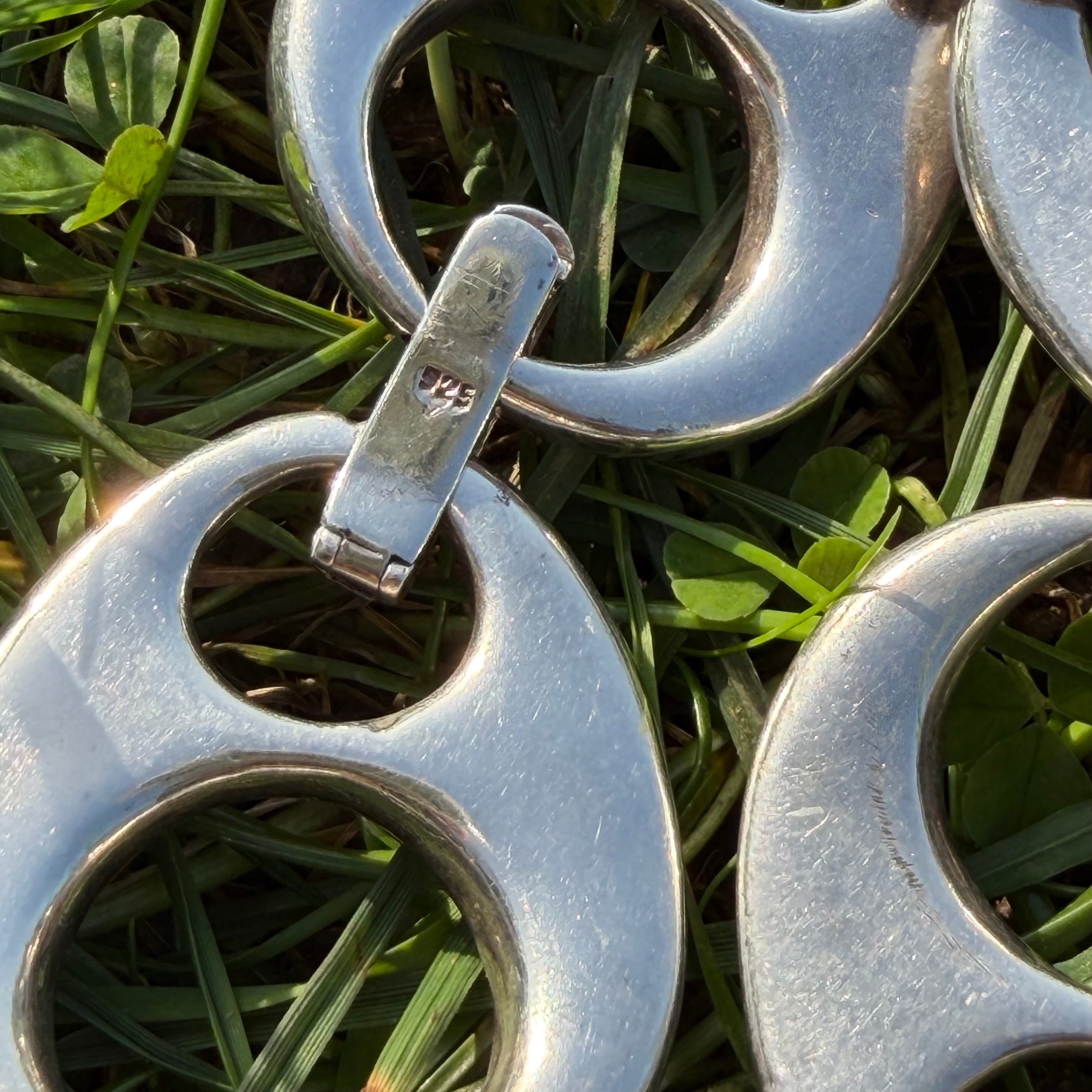 Silver 925 Holed Bold Chain Bracelet